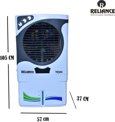 Reliance 55 L Desert Air Cooler (White & Black, RV55TD-HC Tejas 55 L)