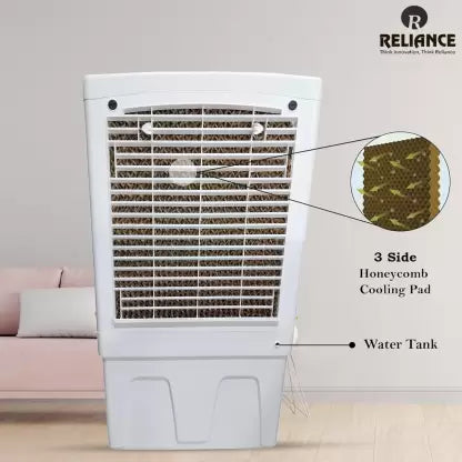 Reliance 55 L Desert Air Cooler (White & Black, RV55TD-HC Tejas 55 L)