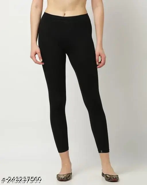 Womens Lycra Ankle Length Legging