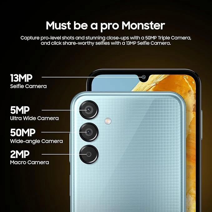 Samsung Galaxy M15 5G Prime Edition - Blue Topaz, 8GB RAM, 128GB Storage | Super