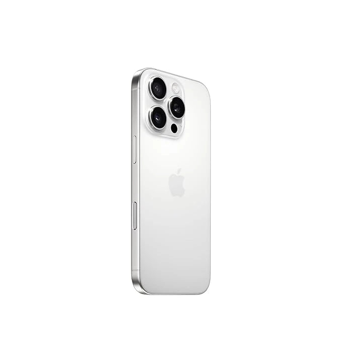 iPhone 16 Pro 128 GB: 5G Mobile Phone with Camera Control, 4K 120 fps Dolby Vision and a Huge Leap in Battery Life. Works with AirPods; White Titanium