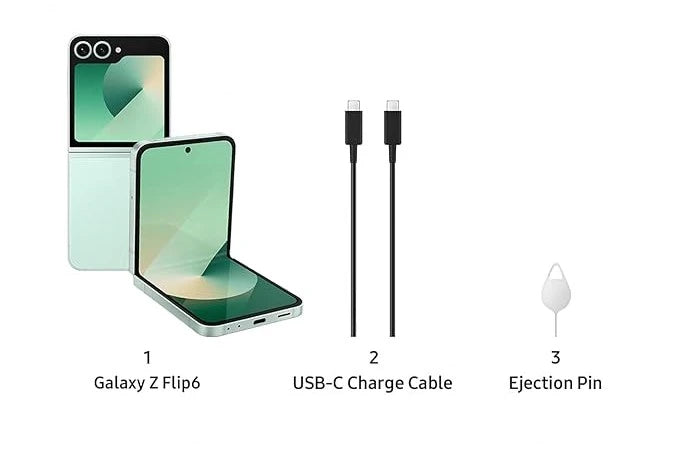 Samsung Galaxy Z Flip6 5G AI Smartphone(12GB RAM, 256GB Storage)