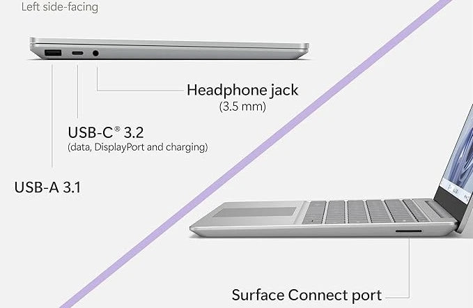 Microsoft Surface Laptop GO 3 Touch Screen 12.4" Inch, i5 /12th Gen Intel Core