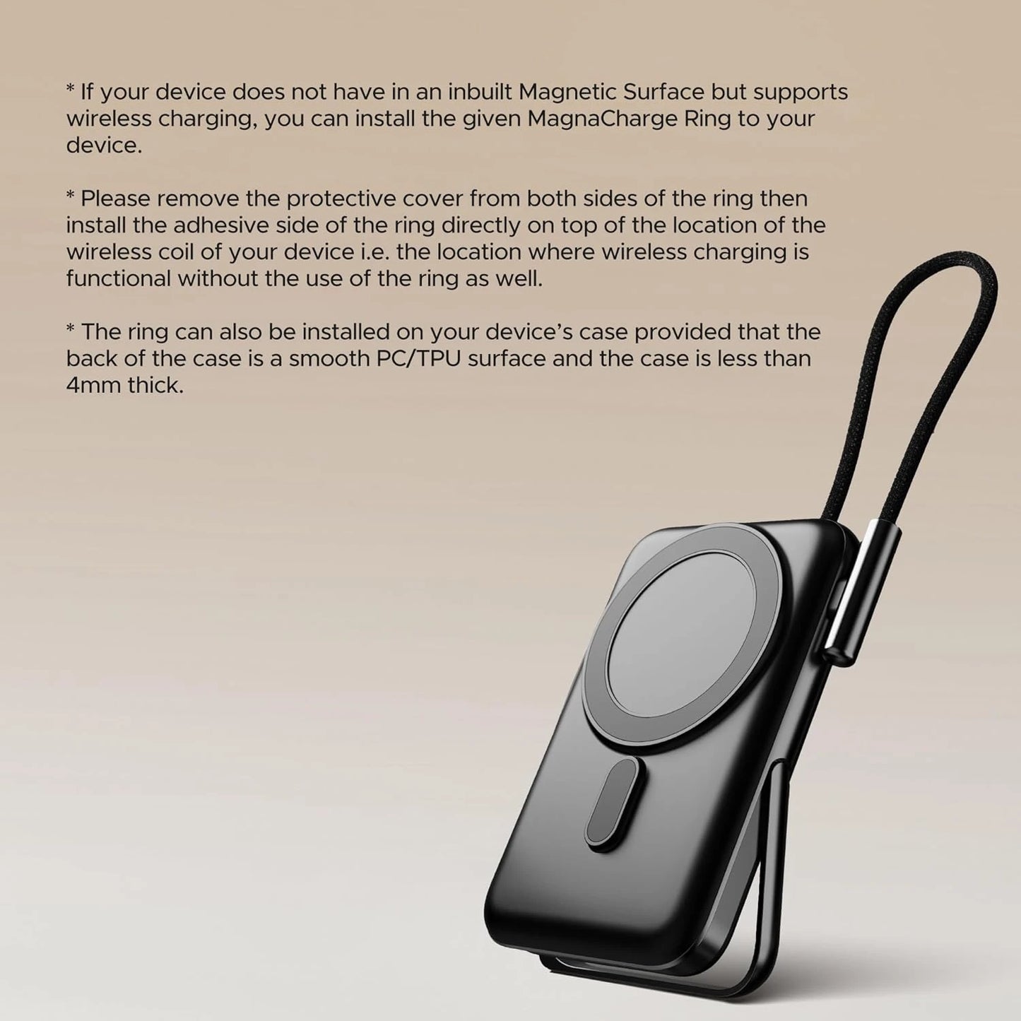 boAt Energyshroom PB330 MagnaCharge 10000 mAh Magnetic Wireless Power Bank w/ 15