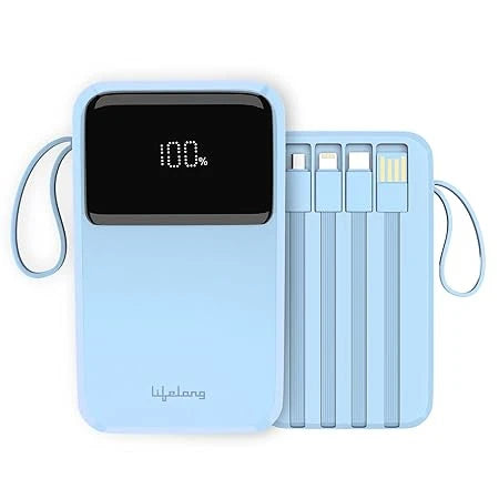 Lifelong ZenCharge 20000 mAh 22.5 W Compact Pocket Size Power Bank with 6 Input