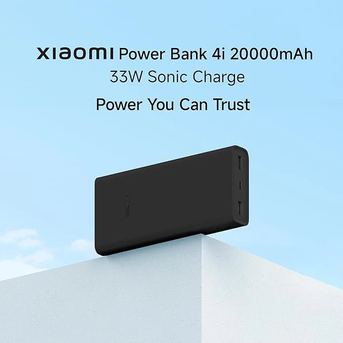 Xiaomi Power Bank 4i 20000mAh 33W Super Fast Charging PD | Power Delivery | QC 3