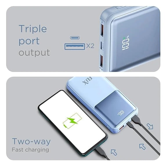 FLiX (Beetel) UltraCharge P115 10000mAh 22.5W QC Power Delivery PPS Power Bank