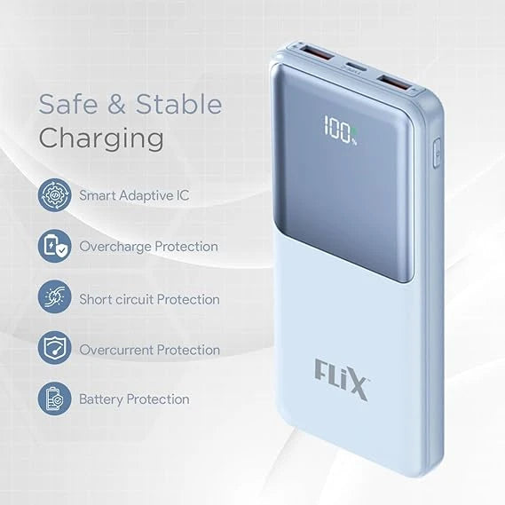 FLiX (Beetel) UltraCharge P115 10000mAh 22.5W QC Power Delivery PPS Power Bank