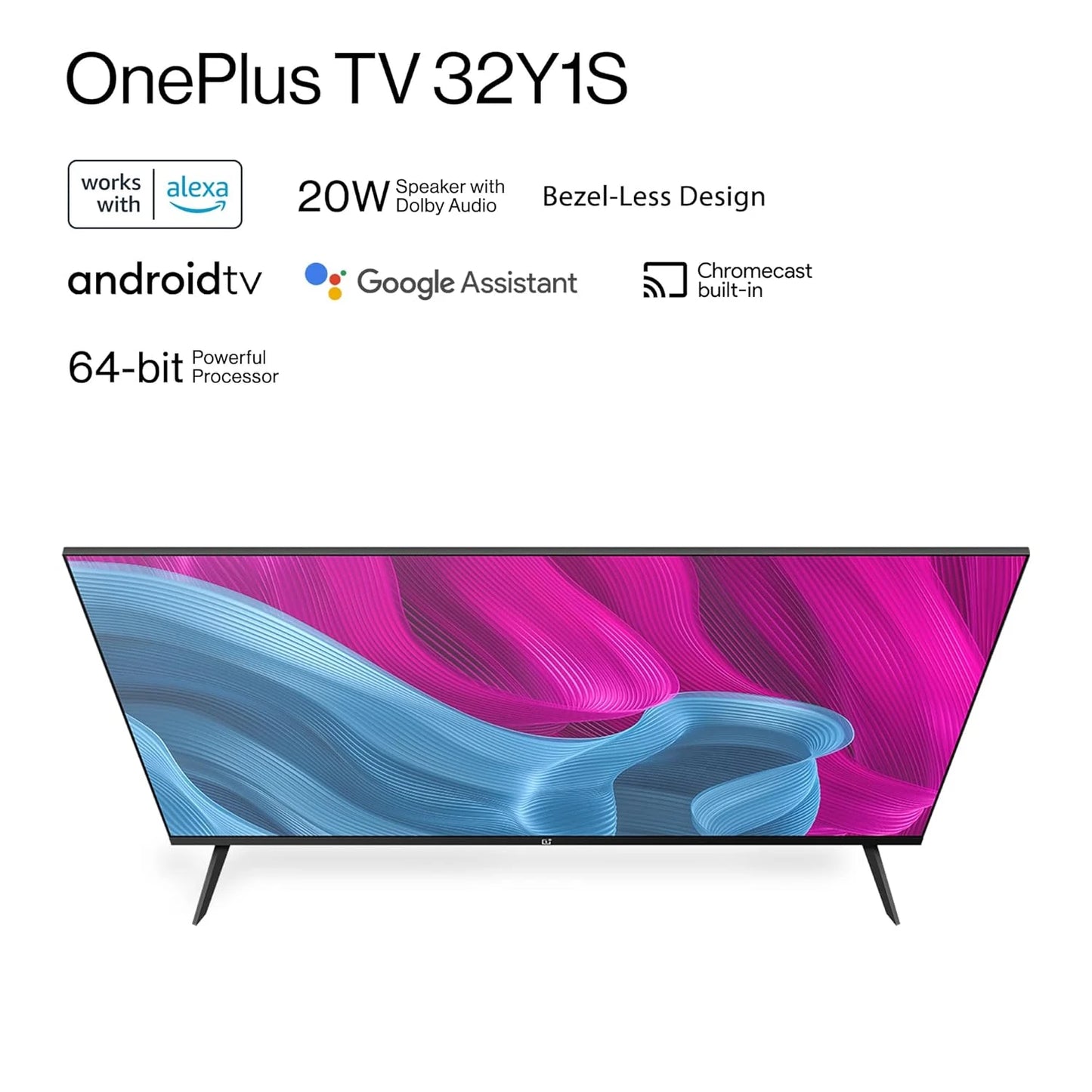 OnePlus Y1S 80 cm (32 inch) HD Ready LED Smart Android TV with Android 11
