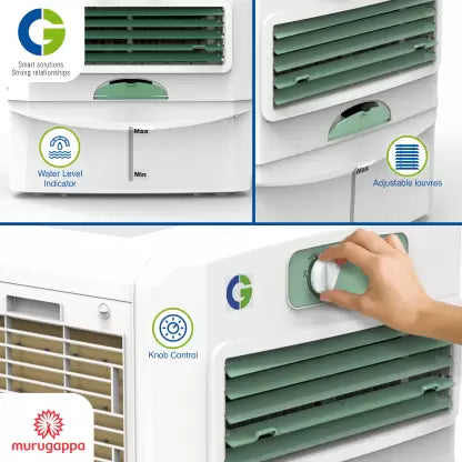 CG 60 L Window Air Cooler  (White, WX 60)