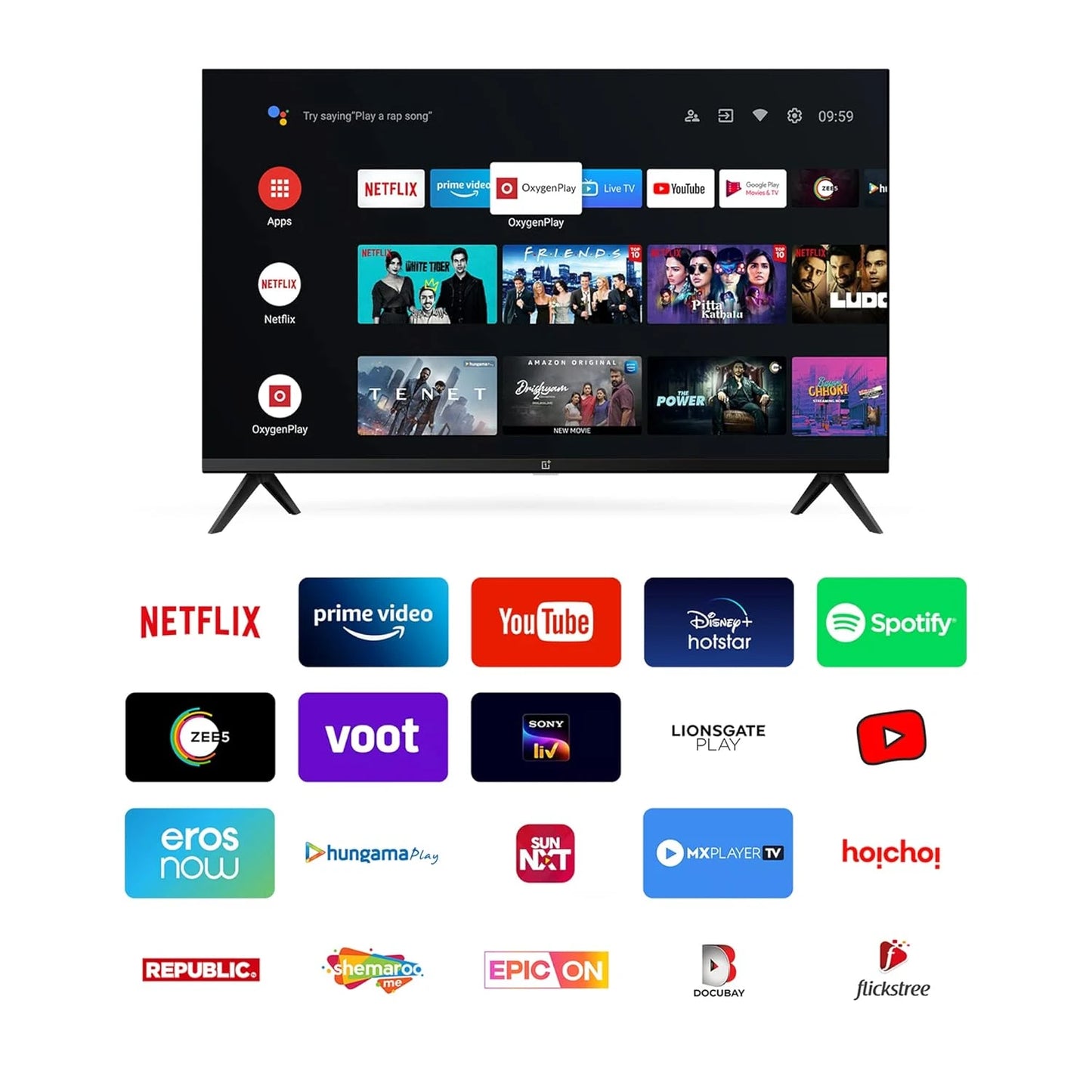 OnePlus Y1S 80 cm (32 inch) HD Ready LED Smart Android TV with Android 11