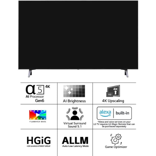 LG UR7500 108 cm (43 inch) Ultra HD (4K) LED Smart WebOS TV with Alpha5