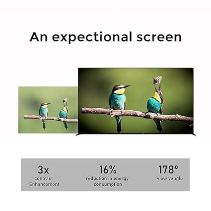 EAGLE VISION -INDIA- Full HD Smart Android LED TV Frameless Design, Built-in Soundbar Speaker, Black EVI50SMBT 126 cm (50 inches)