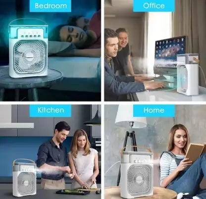 Mobilescope 5 L Room/Personal Air Cooler (White, USB Air Cooler, Small carry cooler Mini Desk Cooling fan with 3 Adjustable Speed)