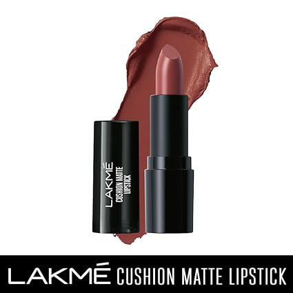 LAKMÉ Forever Matte Lipstick, Made With French Rose Oil Extracts, Nude Toast, 4.5G