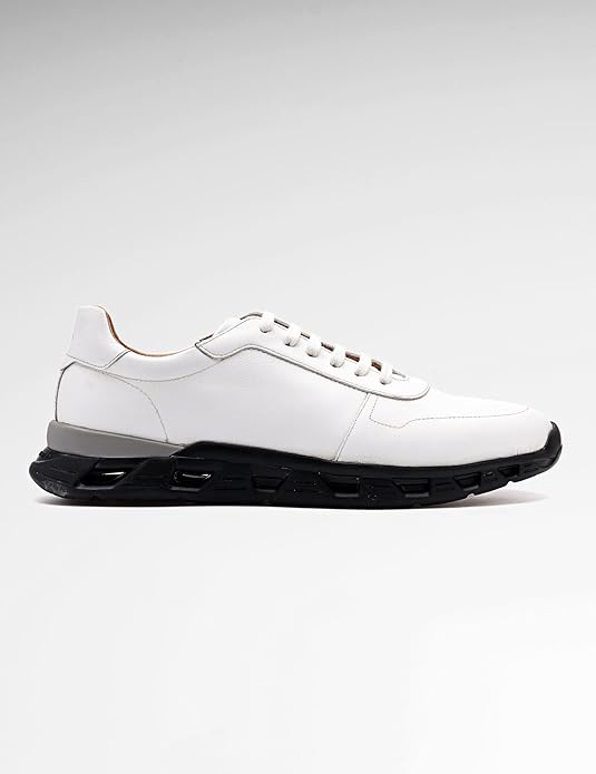 Symbol Premium Mens Smart Casual Extralight Leather Sneakers (Extralight Sole)