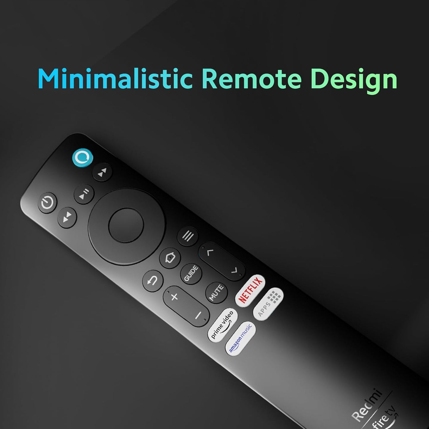 Redmi Xiaomi 80 cm (32 inches) F Series HD Ready Smart LED Fire TV (Black)