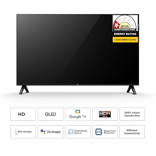 TCL 80 cms (32 inches) V4C Series HD Ready Smart QLED Google TV 32V4C