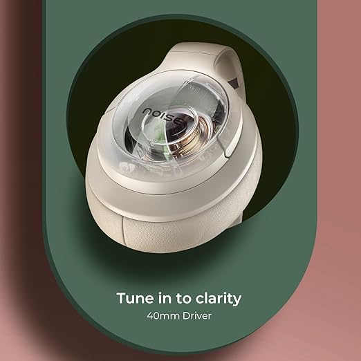 Noise Airwave Max 4 Wireless Over-Ear Headphones with 70H Playtime, ENC