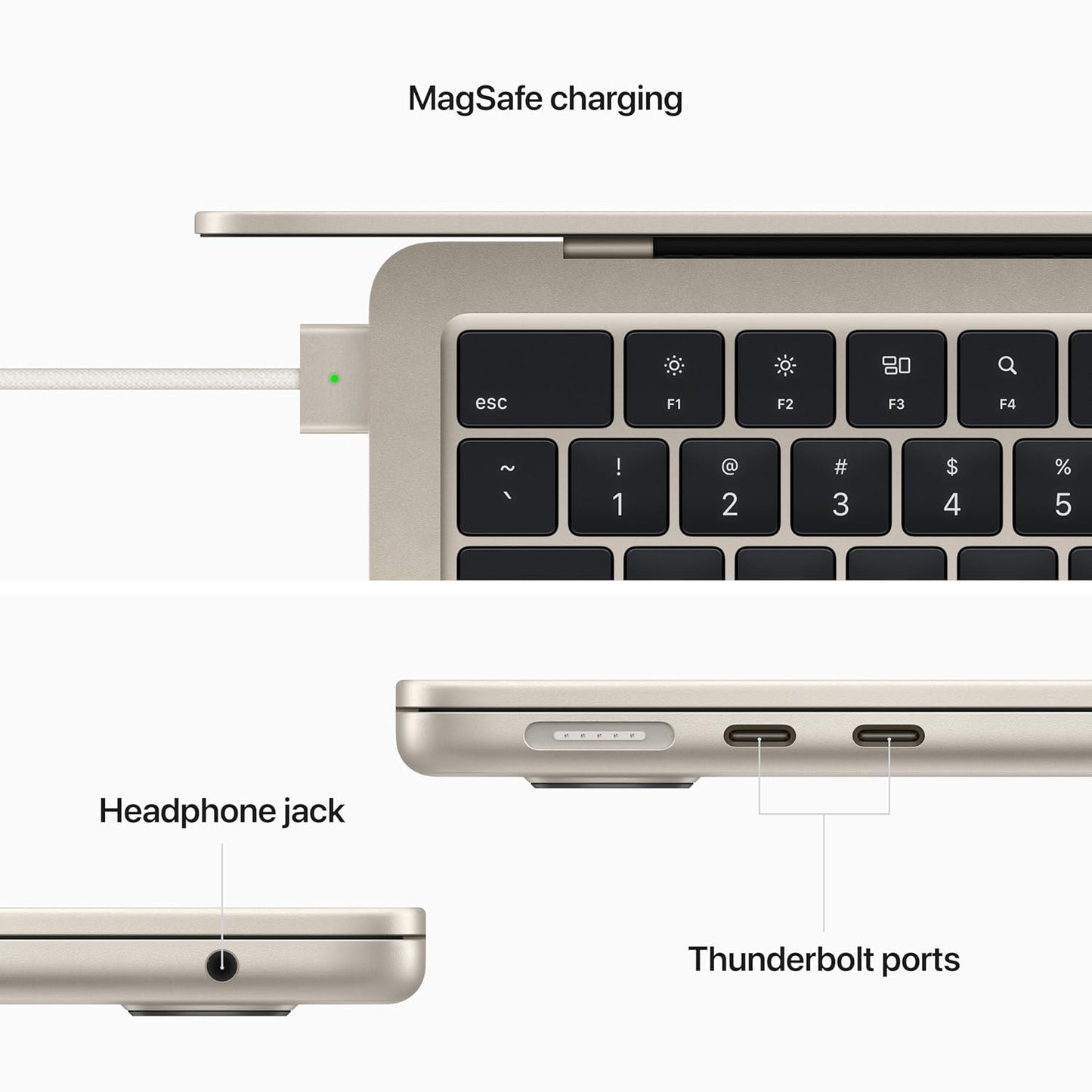 2022 Apple MacBook Air with M2 Chip – 13.6-inch Liquid Retina Display, 16GB RAM,