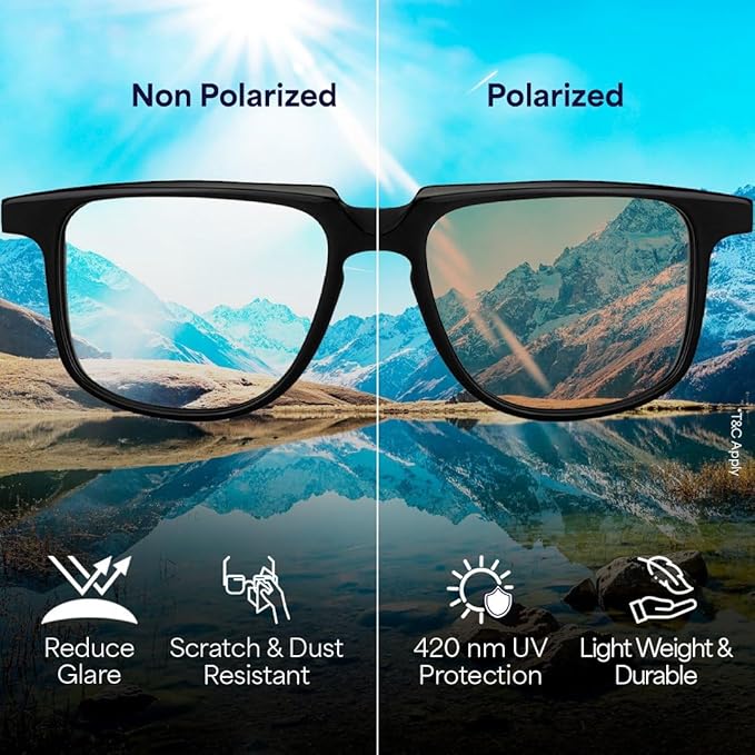 VINCENT CHASE EYEWEAR Unisex Polarized Cat Eye Sunglasses
