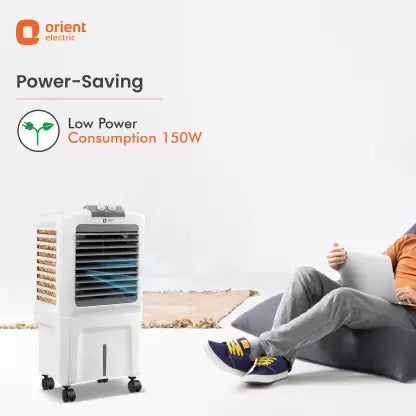 Orient Electric 40 L Room/Personal Air Cooler  (White, Aerocool 40)