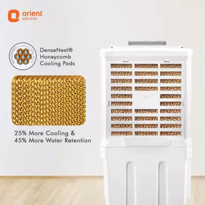 Orient Electric 40 L Room/Personal Air Cooler  (White, Aerocool 40)