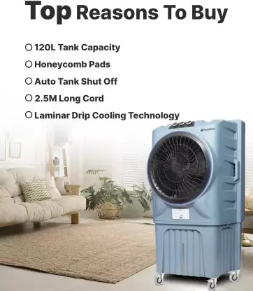 Sansui 120 L Desert Air Cooler (Grey, Desert)
