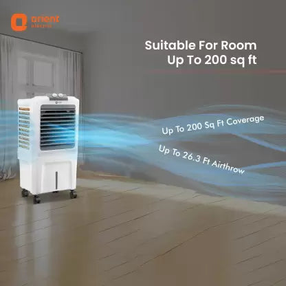 Orient Electric 40 L Room/Personal Air Cooler  (White, Aerocool 40)