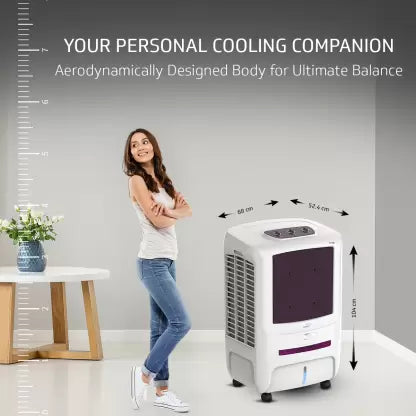 V-Guard 70 L Desert Air Cooler (White & Purple Burry, Arizod F70)