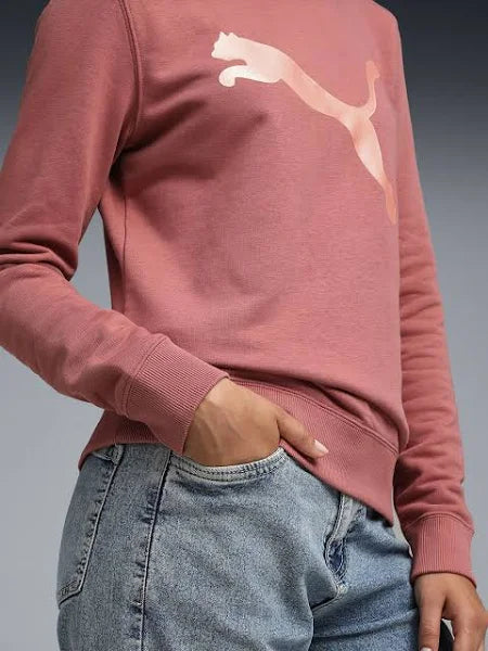 Essentials Women's PUMA Logo Crew Sweatshirt