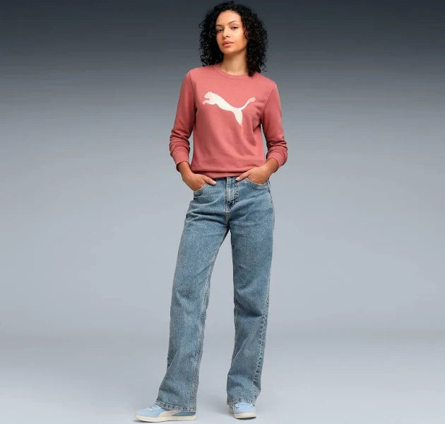 Essentials Women's PUMA Logo Crew Sweatshirt