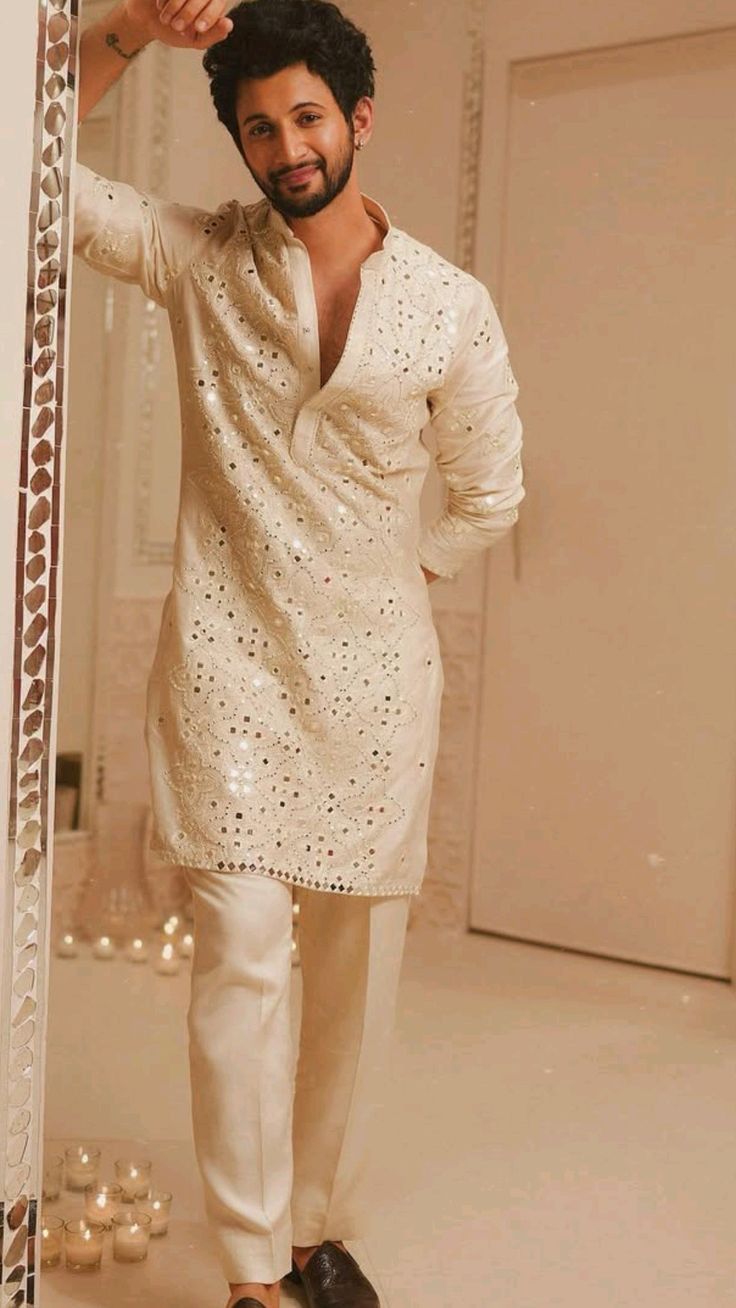 Stylish Cotton Kurta with pant for Men – Navratri Edition