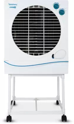 Symphony 51 L Desert Air Cooler  (White, Jumbo 51 with_Trolley)