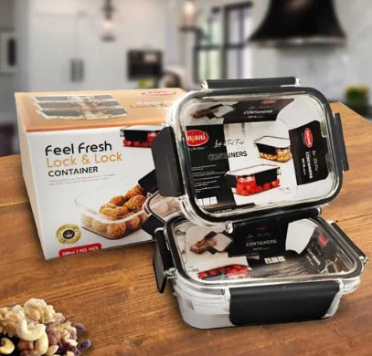 2PC 300ML AIRTIGHT CONTAINER