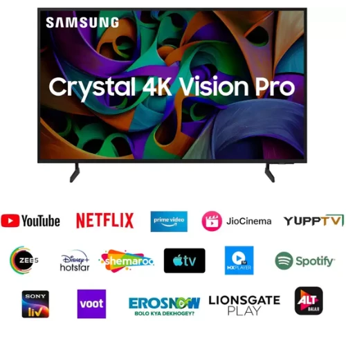 SAMSUNG New D Series Brighter Crystal 4K Vision Pro (2024 Edition) 108 cm