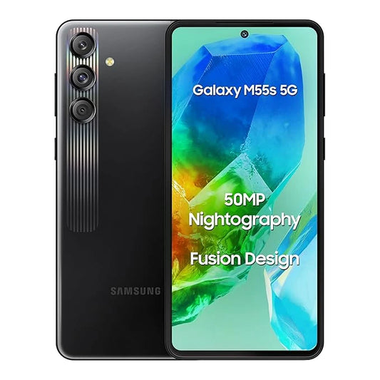 Samsung Galaxy M55s 5G (Thunder Black,8GB RAM,128GB Storage)