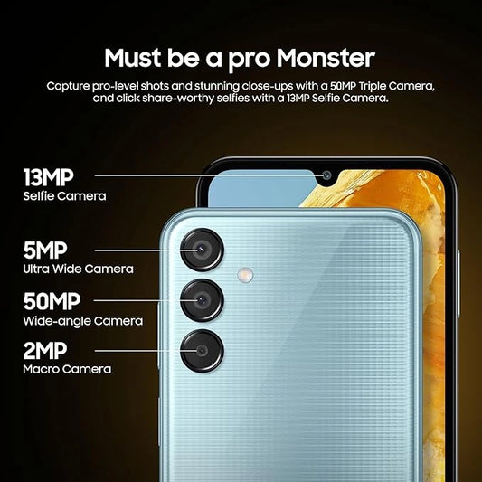 Samsung Galaxy M15 5G Prime Edition - Blue Topaz, 8GB RAM, 128GB Storage | Super