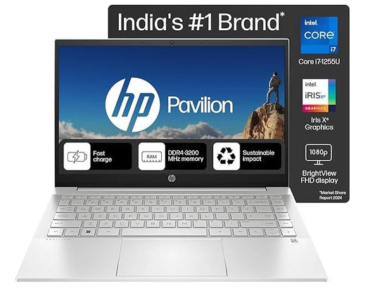 HP Pavilion 14, 12th Gen Intel Core i7-1255U, 16GB DDR4, 1TB SSD