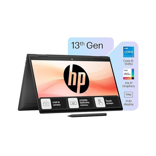 HP Envy x360, 13th Gen Intel Core i5-1335U, 15.6-inch (39.6 cm) FHD