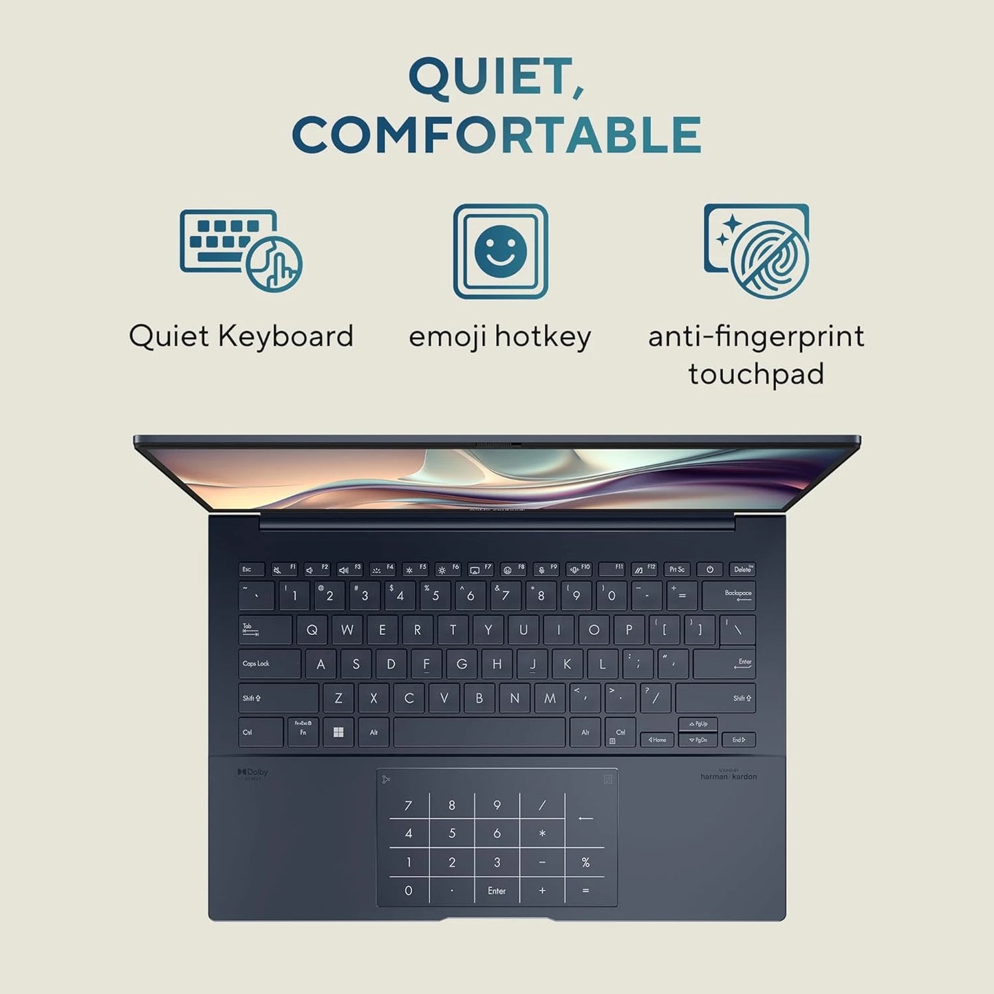 ASUS Zenbook 14 Laptop – 14-inch 3K OLED 120Hz Display, Intel Core Ultra 5