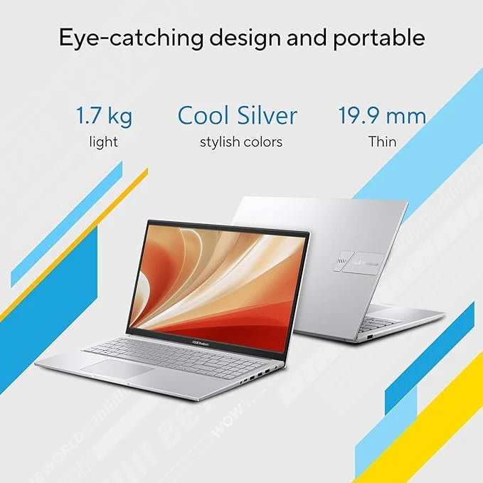 ASUS Vivobook 15 Laptop – 15.6-inch FHD Display, Intel Core i3-1215U, 8GB RAM
