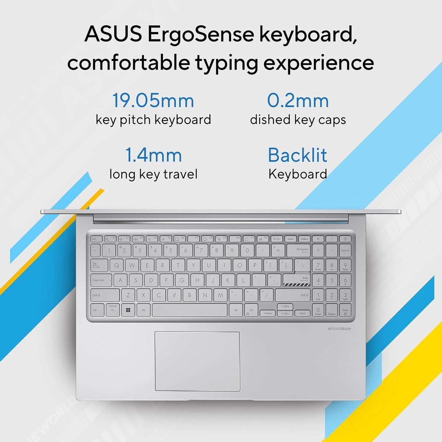 ASUS Vivobook 15 Laptop – 15.6-inch FHD Display, Intel Core i3-1215U, 8GB RAM