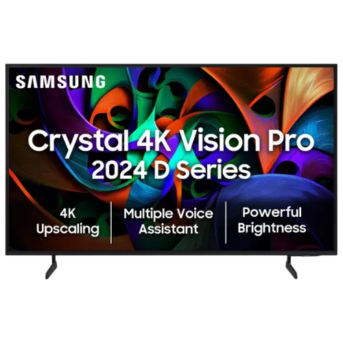 SAMSUNG New D Series Brighter Crystal 4K Vision Pro (2024 Edition) 108 cm