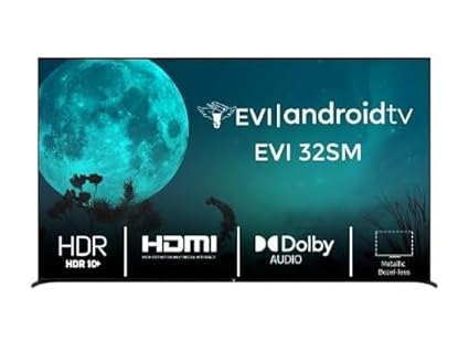 EAGLE VISION -INDIA- Full HD Smart Android LED TV Frameless Design, Built-in Soundbar Speaker, Black EVI50SMBT 126 cm (50 inches)