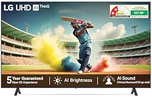 LG 139 cm (55 inches) UR75 Series 4K Ultra HD Smart LED TV