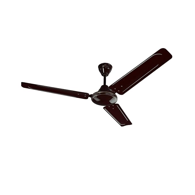 Bajaj Frore 1200 MM (48") Star Rated Ceiling Fans For Home | BEE 1 Star Rated Energy Efficient Ceiling Fan | Rust Free Coating For Long Life | High Air Delivery | 2-Yr Warranty 【Brown】