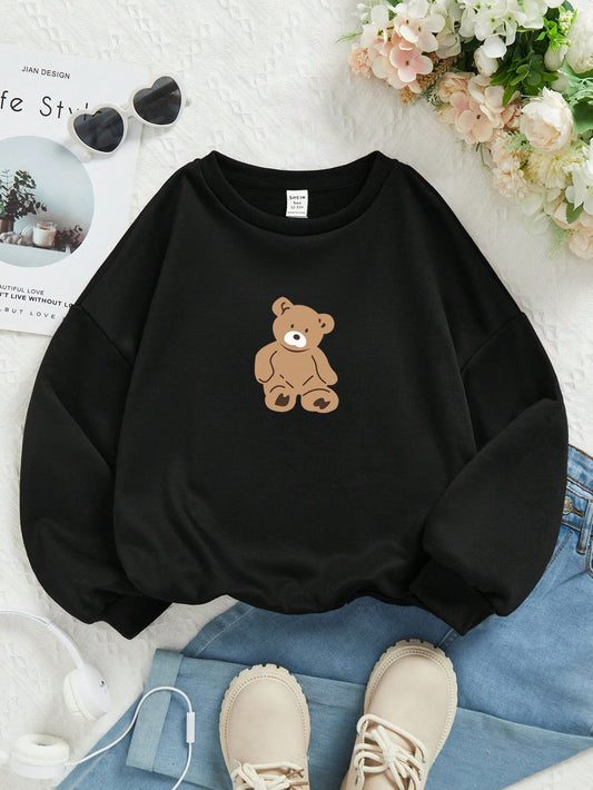 Women’s Black Sweatshirt for Girls & Ladies