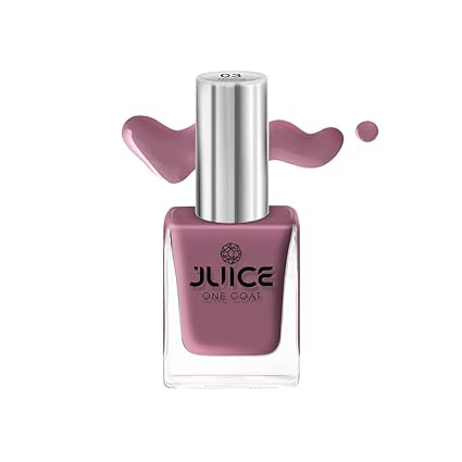 JUICE Quick-Dry, Long Lasting, Chip Resistant, Gel Finish, High Gloss, F&D Approved Colors & Pigments, Nail Kit, 5 In 1 Combo, 55 Millilitres