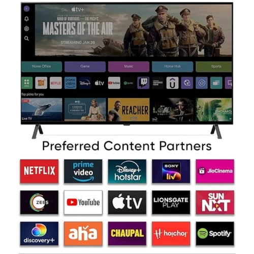 LG 139cm (55 inches) 4K Ultra HD Smart OLED TV 55A3PSA (Rocky black)